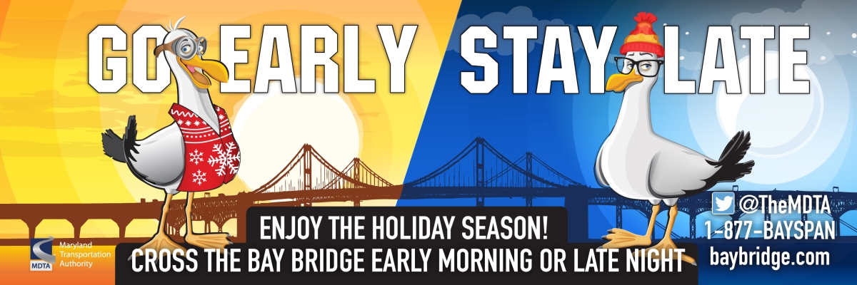 Enjoy the Holidays! Go early stay late. 1-877-BAYSPAN