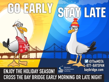 Enjoy the Holidays! Go early stay late. 1-877-BAYSPAN